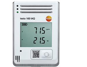 Fjärrövervakande WiFi-datalogger för luftkvalitet Testo 160 IAQ