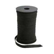 Märkband svart bomull 10 mm