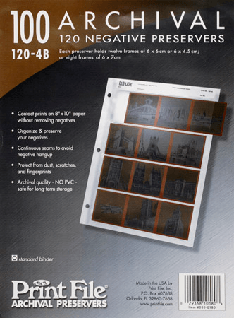 Negativficka, 4x3 neg, 120film