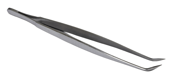 Pincett vinklad spets